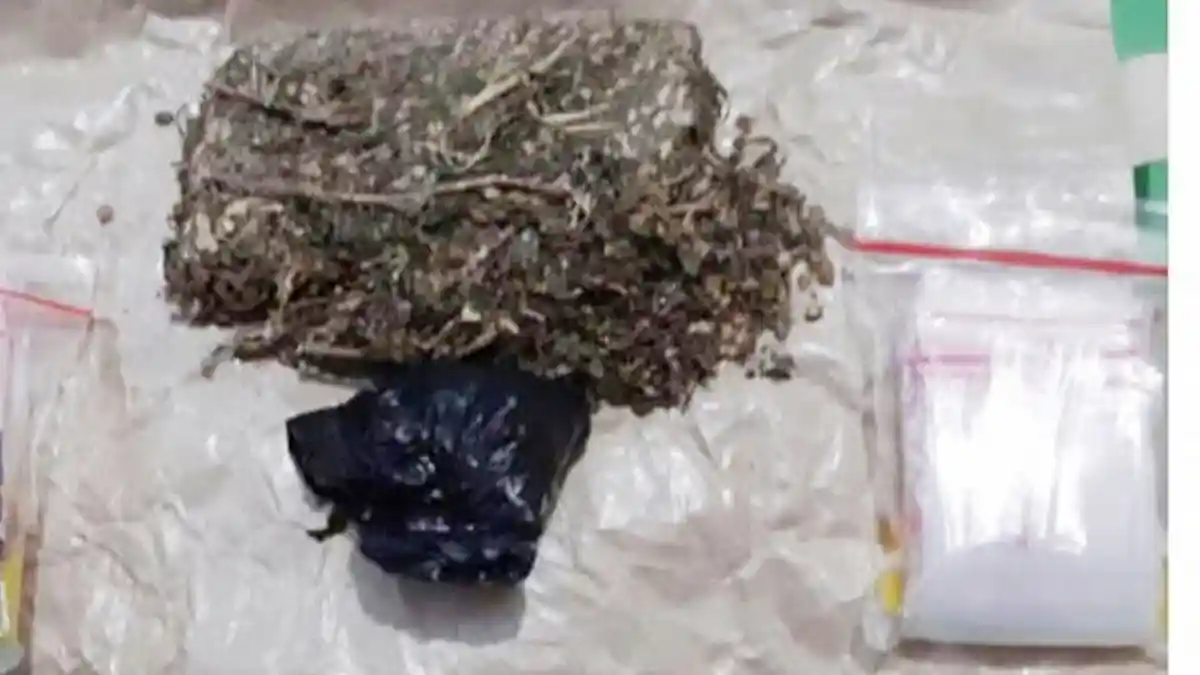 Gondrong Kedapatan Simpan Sekitar 46 Gram Ganja
