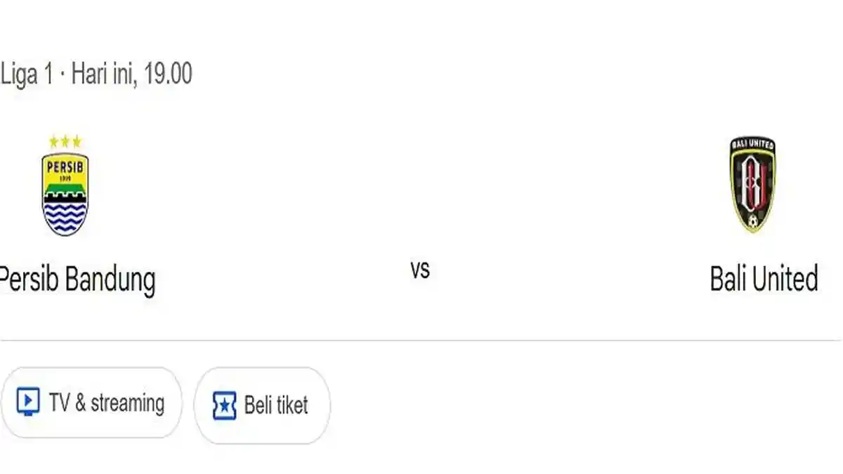 Prediksi Skor dan Susunan Pemain Persib VS Bali United, Adu Tajam Ramon dan Kopitovic