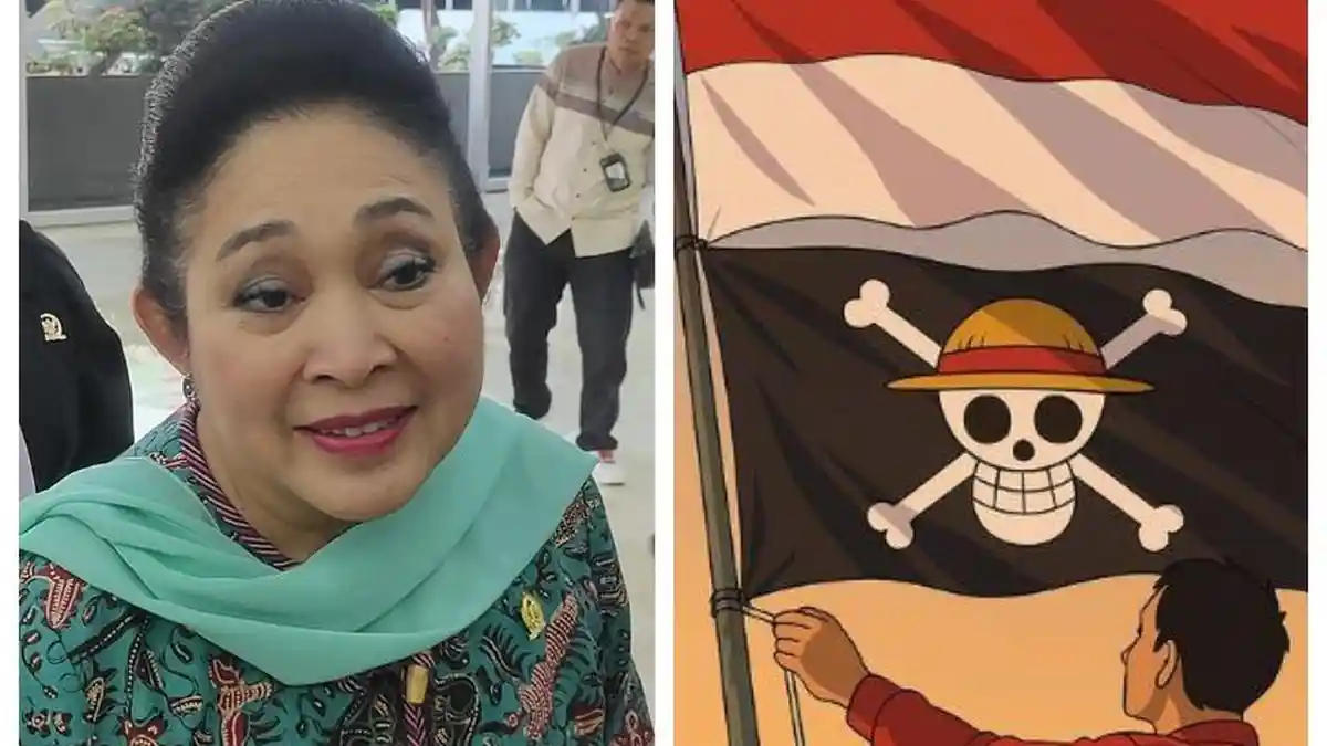 Pria Ini Pasang Bendera One Piece Bentuk Protes ke Pemerintah, Politikus Gerindra Anggap Ecek-ecek