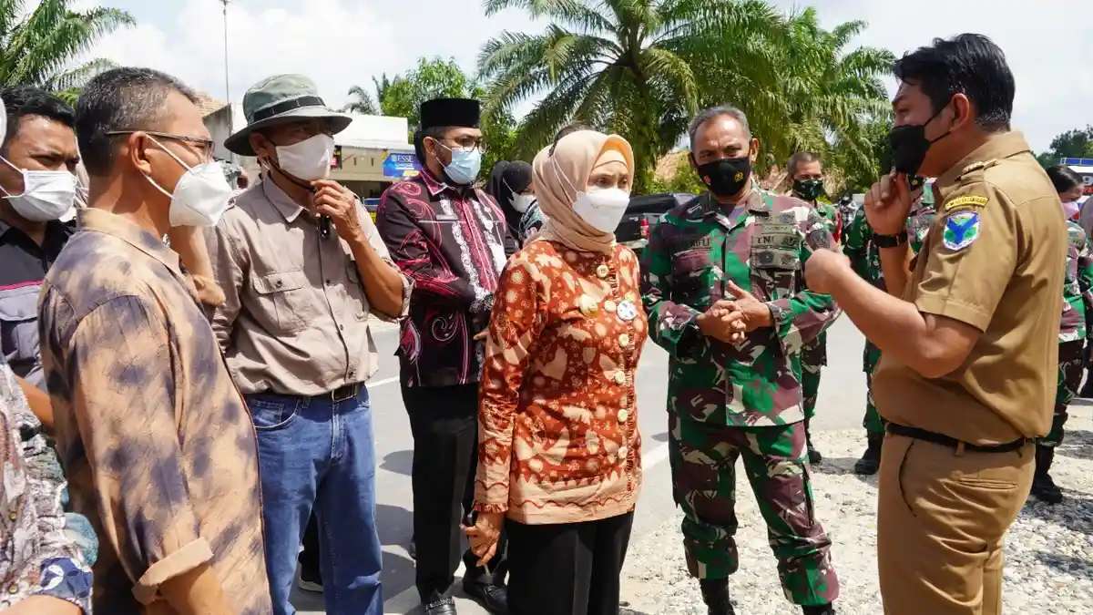 Danrem Dampingi PJ Gubernur Cek Sejumlah TPS PSU Pilgub Jambi