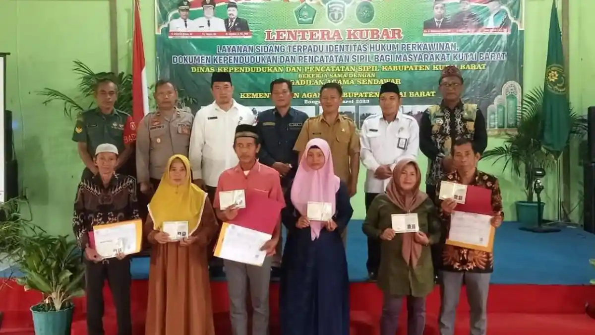 Disdukcapil Kubar Gelar Isbat Nikah Terpadu di Bongan