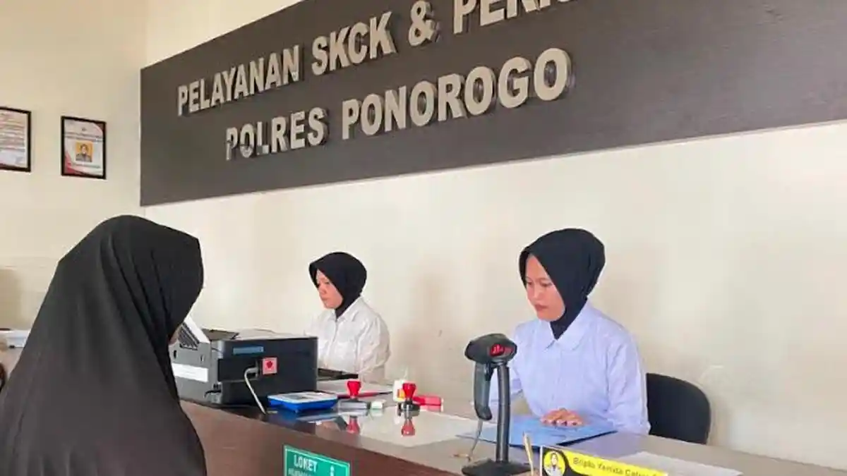 Warga Ponorogo Bisa Urus SKCK Secara Online, Tanpa Antre dan Bebas Ribet