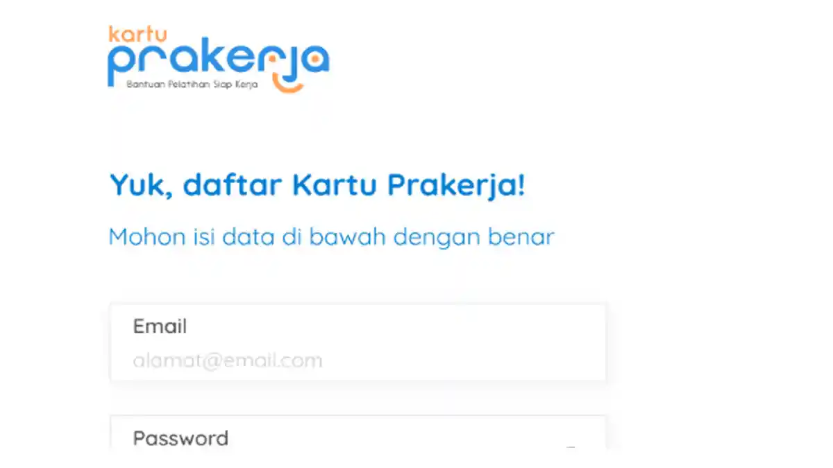 Panduan Mendaftar Kartu Pra Kerja di https://www.prakerja.go.id/
