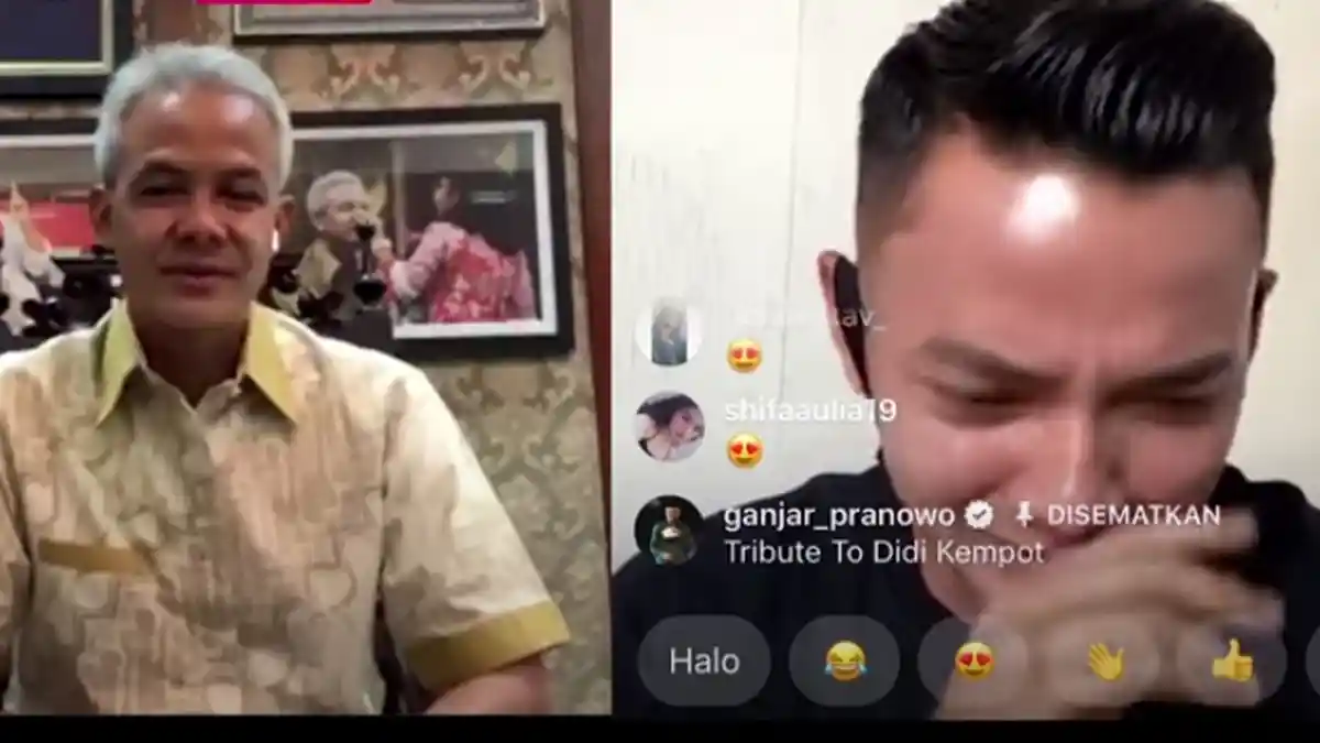 Transkrip Dialog Ganjar dan Dory Harsa : Tangis Dory Pecah Saat Ucapkan Satu Hal Didi Kempot ini