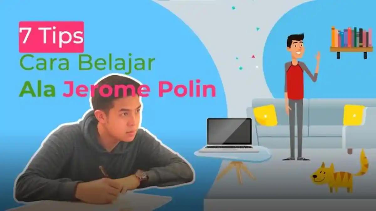 6 Metode Belajar Ala YouTuber Jerome Polin, Otak Encer Langsung Encer, Dijamin Gak Bikin Bosan