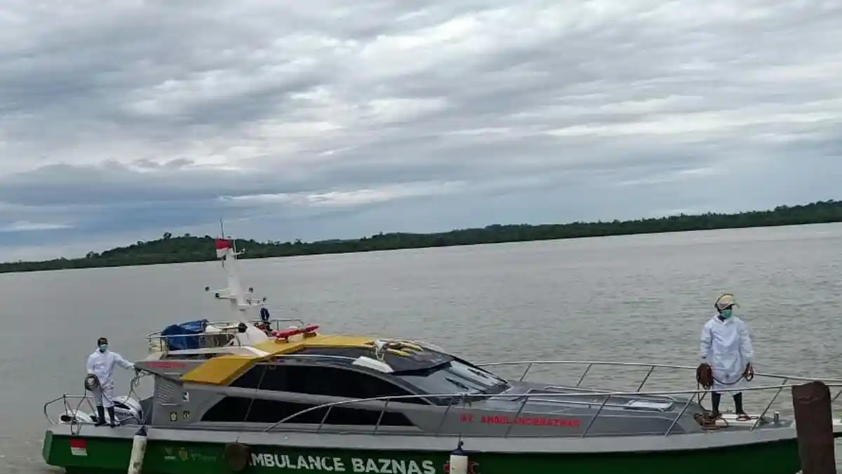 Reaktif Rapid Test, Dua Warga Buru Karimun Dibawa ke RSUD Muhammad Sani dengan Ambulans
