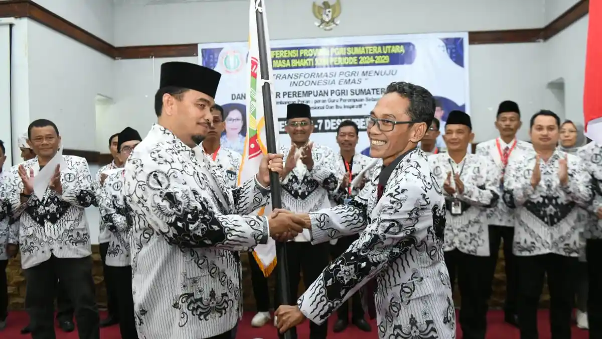Saiful Abdi Kembali Terpilih Sebagai Ketum PGRI Sumut: Dukung Tingkatkan Kompetensi Guru