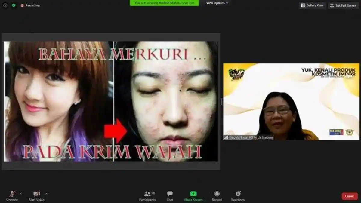 Kosmetik Ilegal Jadi Ancaman, Bea Cukai Maluku Lakukan Pengenalan