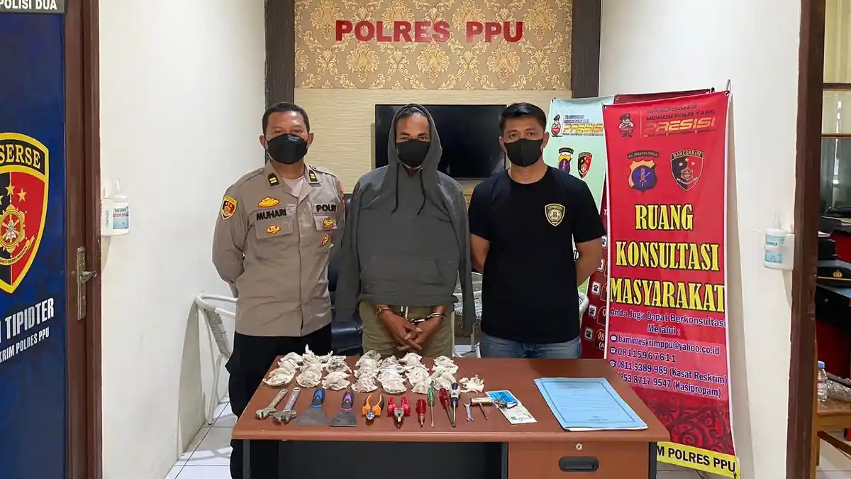 11 Kali Curi Sarang Walet di Penajam Paser Utara, Seorang Pemuda Diamankan di Polres PPU