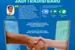 Infografis Silaturahmi Virtual Jadi Tradisi Baru