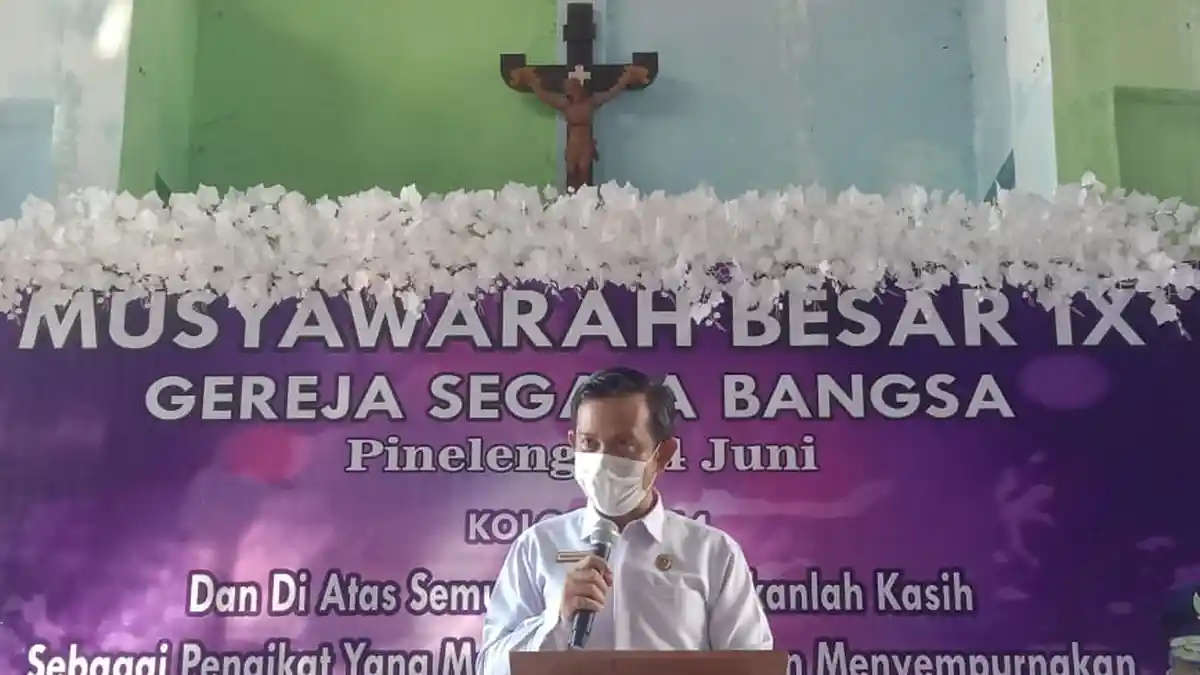 Mubes IX Gereja Segala Bangsa, Kakanwil Kemenag Sulut Ingatkan Moderasi Beragama dan Ajaran Kasih