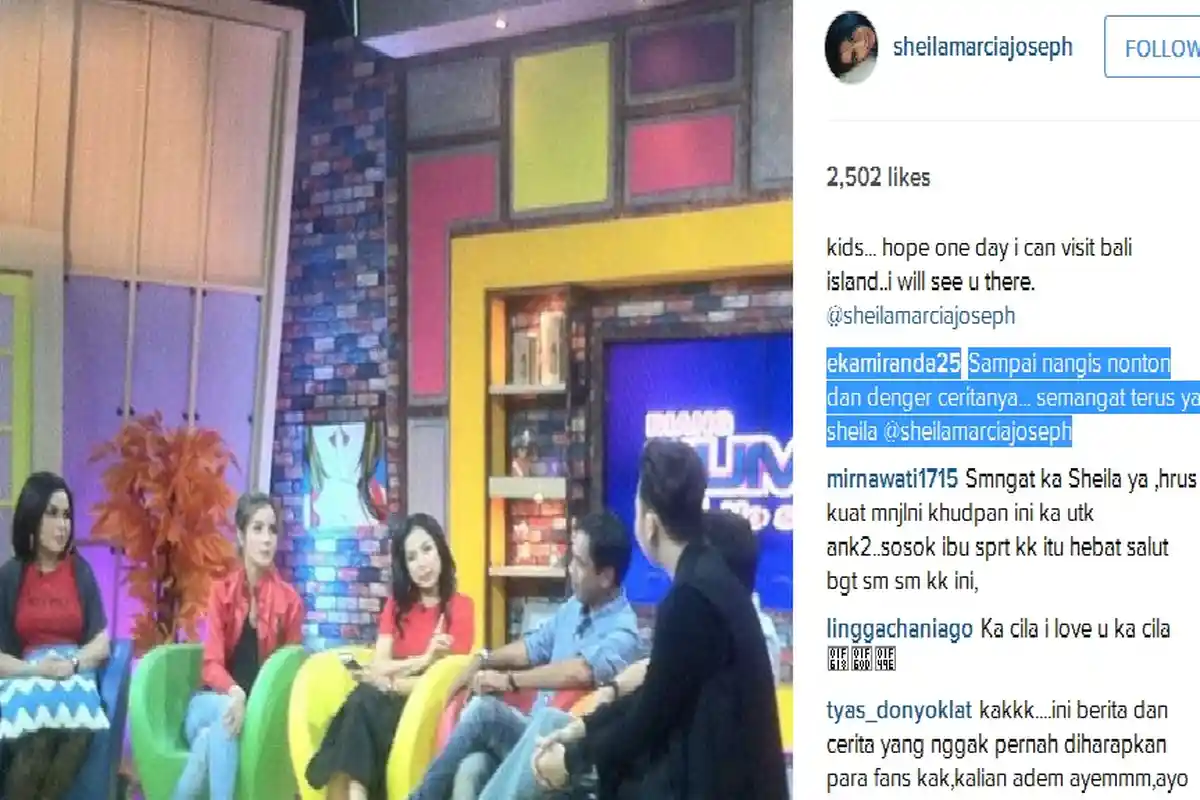 Sheila Marcia Buka-bukaan Tentang Kehidupannya di Televisi, Netizen: 