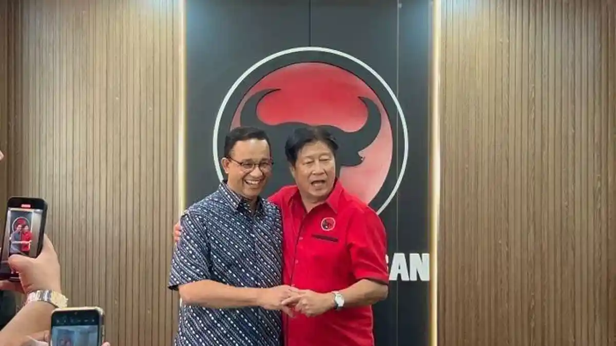 Datangi Markas Banteng, Anies Respons Soal Permintaan Megawati Wajib Nurut bila Diusung PDIP
