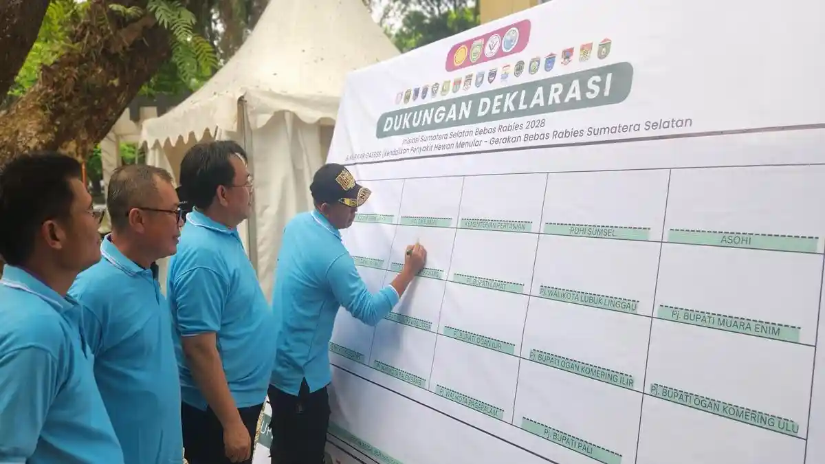 Pj Bupati Empat Lawang Hadiri Puncak Hari Rabies Sedunia 2024 di Palembang