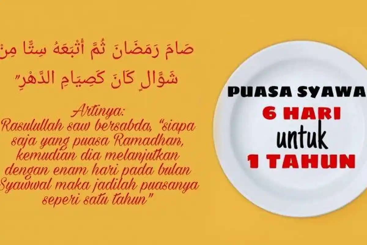 Apakah Masih Sempat Mengerjakan Puasa Syawal 6 Hari? Ini Penjelasan dan Bacaan Niatnya