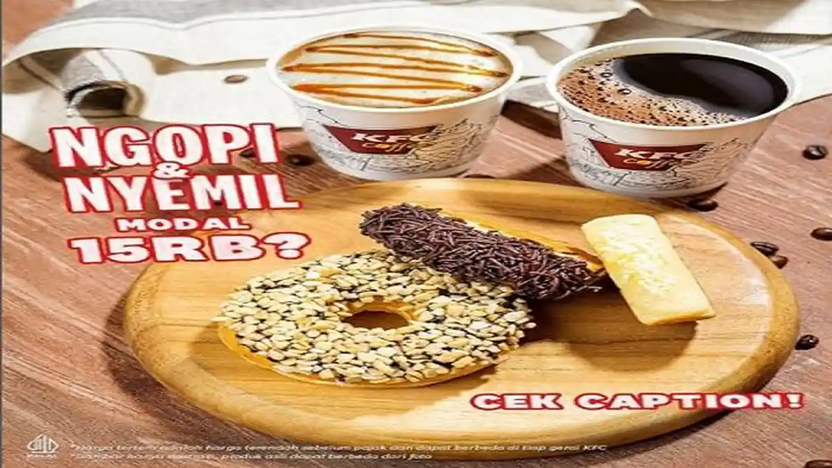Promo KFC Hari Ini, Spesial Pecinta Kopi Ada Kombo Coffee, Hazelnut Coffee + Americano Rp 15 Ribu