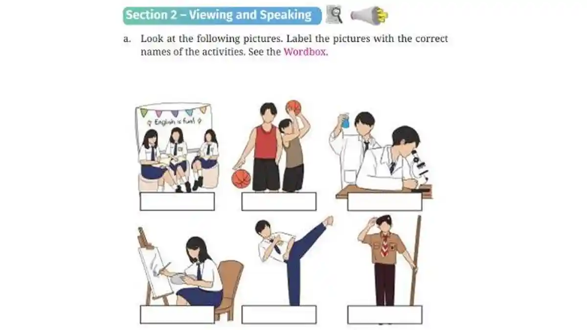 Kunci Jawaban Bahasa Inggris Kelas 7 Kurikulum Merdeka Halaman 220 Unit 2 Extracurricular Activities