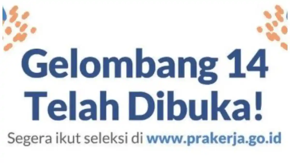 Daftar Kartu Prakerja Gelombang 14 Melalui www.prakerja.go.id, Berikut Syarat dan Cara Daftarnya