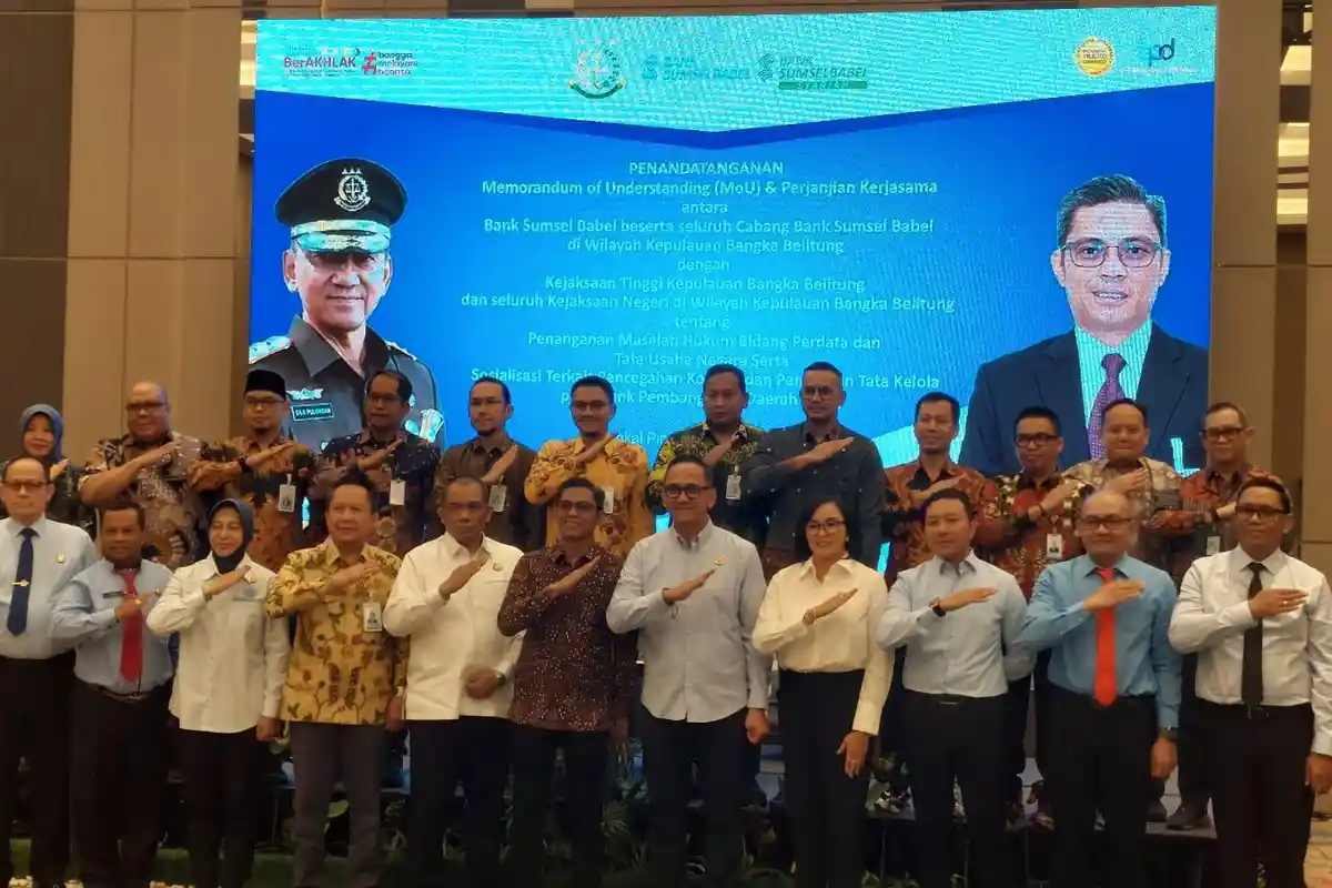 Bank Sumsel Babel Jalin Kerja Sama dengan Kejaksaan, Optimalkan Tata Kelola Internal Perusahaan