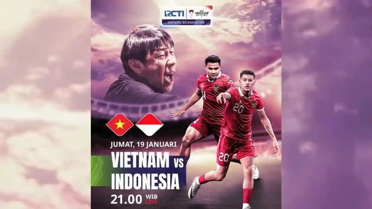 Link Live Streaming RCTI! Timnas Indonesia vs Vietnam di Piala Asia ...
