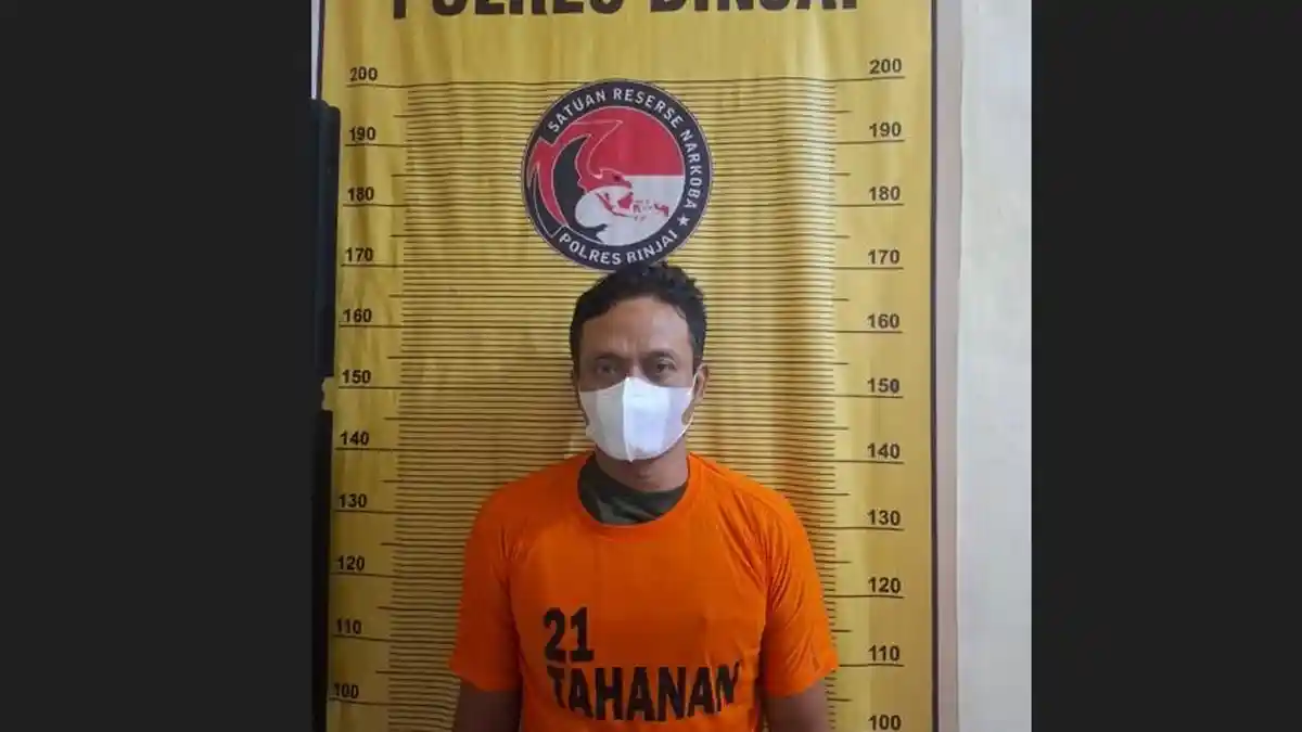 PENANGKAPAN Pengedar Narkoba di Binjai, Herdiyanto Kantongi 159 Gram Sabu dan 300 Butir Ektasi