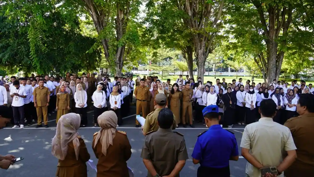 Pasca Libur Lebaran 2024, Pemda Sulteng Sidak Pegawai Sekretariat DPRD Sulteng