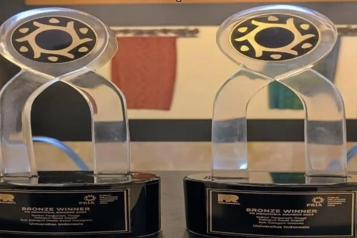 Catat Rekor, Empat Kali Berturut-turut Website UI Raih Penghargaan Public Relation Award 2024