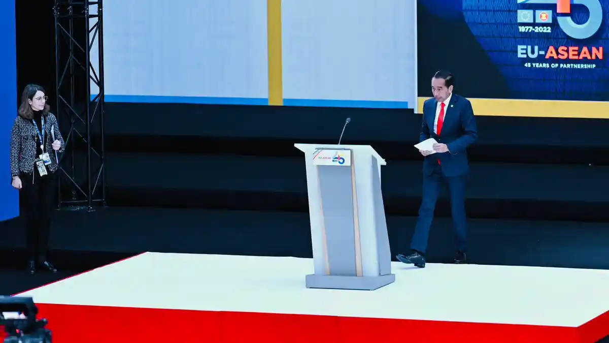 Presiden Jokowi Dorong Kemitraan ASEAN-Uni Eropa Setara, Tidak Boleh Ada yang Mendikte