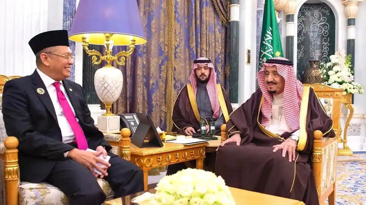 Pimpinan MPR Temui Raja Salman Selama 30 Menit