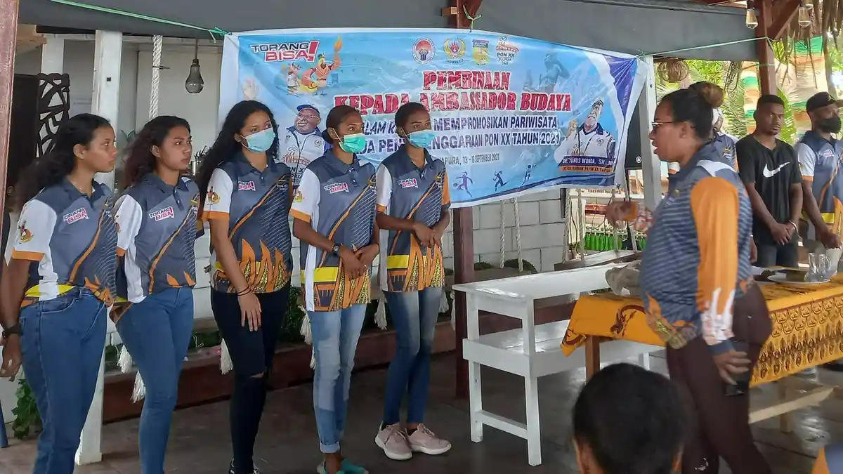 Hari ke 2 Pembekalan Ambassador Budaya, 14  Relawan Ditunjuk Sambut Atlet di Bandara