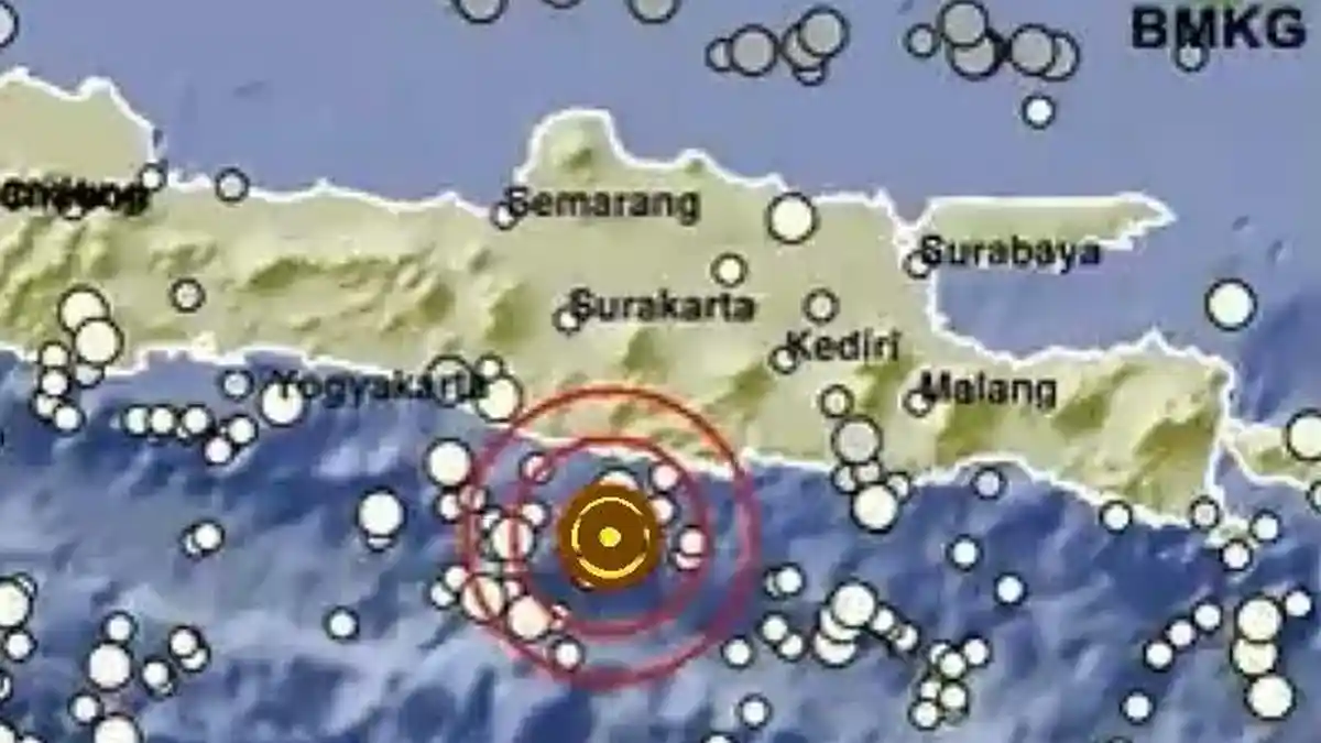 Gempa M 5,1 di Pacitan Jawa Timur Malam Tadi Guncangannya Dirasakan di 9 Daerah