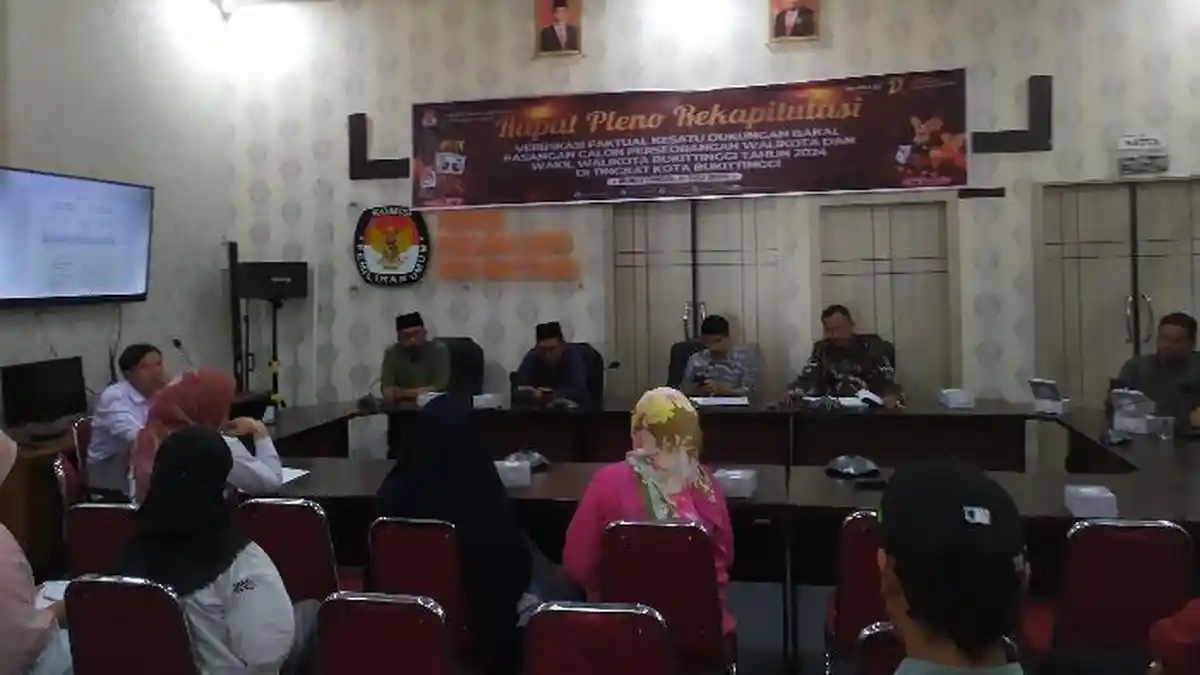 Paslon Nofil-Frisdoreja Belum Penuhi Syarat Dukungan untuk Pilkada Bukittinggi, KPU Minta Lengkapi
