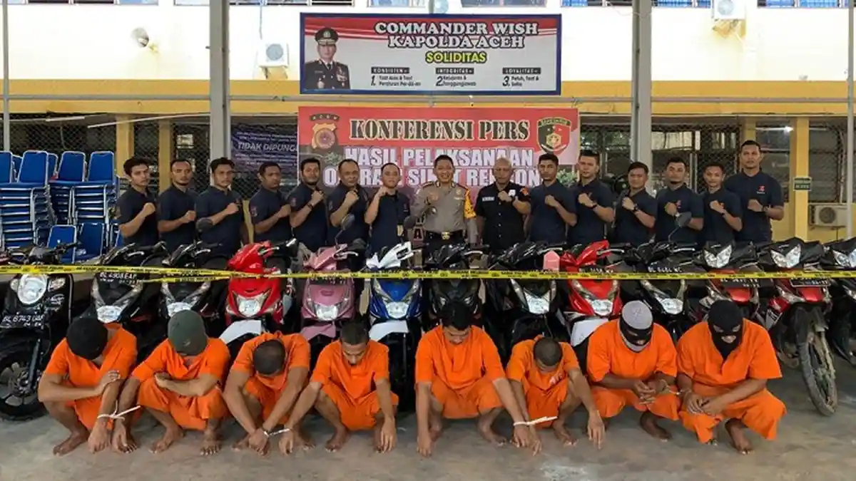 Ini 28 Sepmor Curian Diamankan Polresta Banda Aceh, Silakan Cek Mungkin Ada Milik Anda yang Hilang