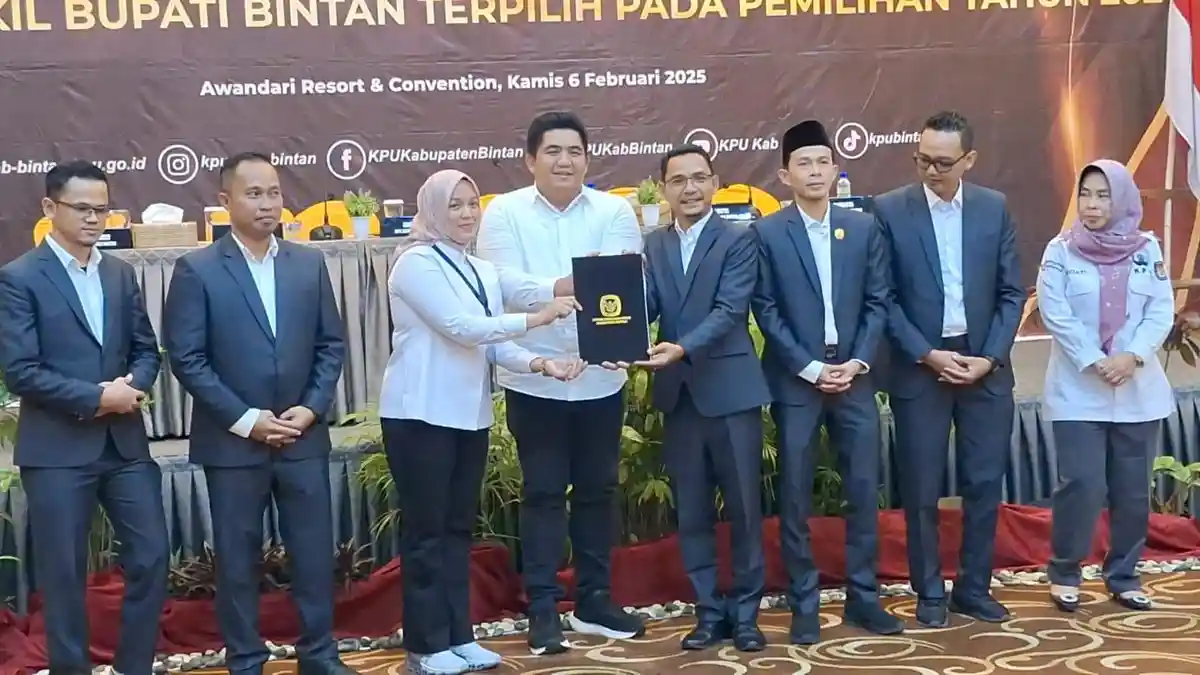 Roby-Deby Resmi Jadi Bupati dan Wabup Bintan Terpilih, Roby Sempat Deg-degan Sebelum Putusan MK