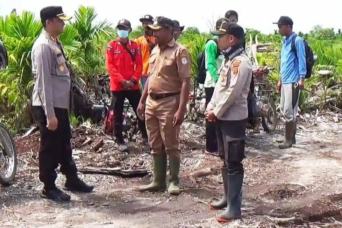Beri Atensi Karhutla, Polres TanjabtimTindak Tegas Pelaku yang Sengaja Bakar Lahan dan Hutan