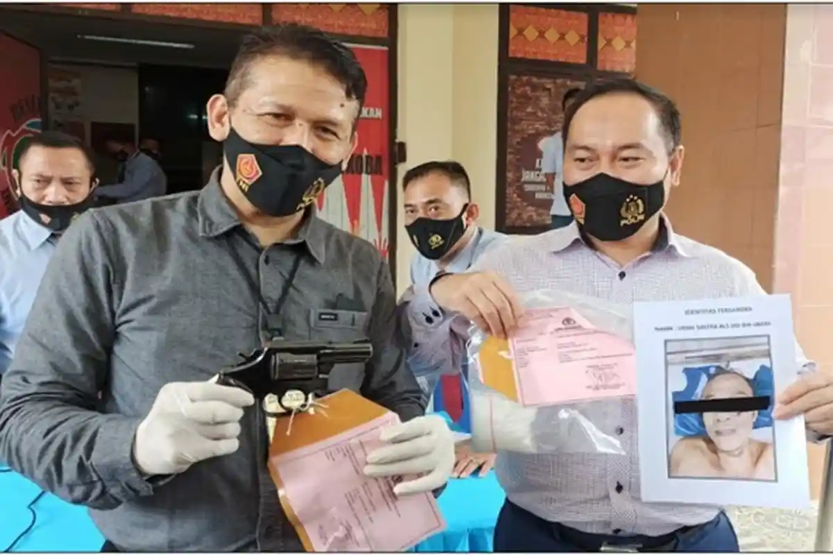 Saat akan Ditangkap, Mantan Kades Desa Pandan PALI Dua Kali Tembak Polisi