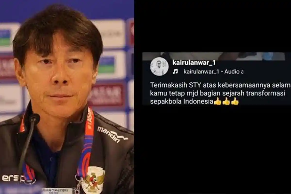 Heboh Kode Shin Tae-yong Dipecat Gara-gara Postingan Exco PSSI, Netizen Ngamuk Ungkit Prestasi STY