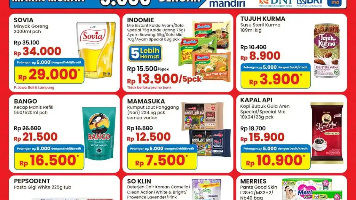 PROMO Terjangkau di Indomaret 9 September, Harga Minyak Goreng Sovia 2L Turun Seharian