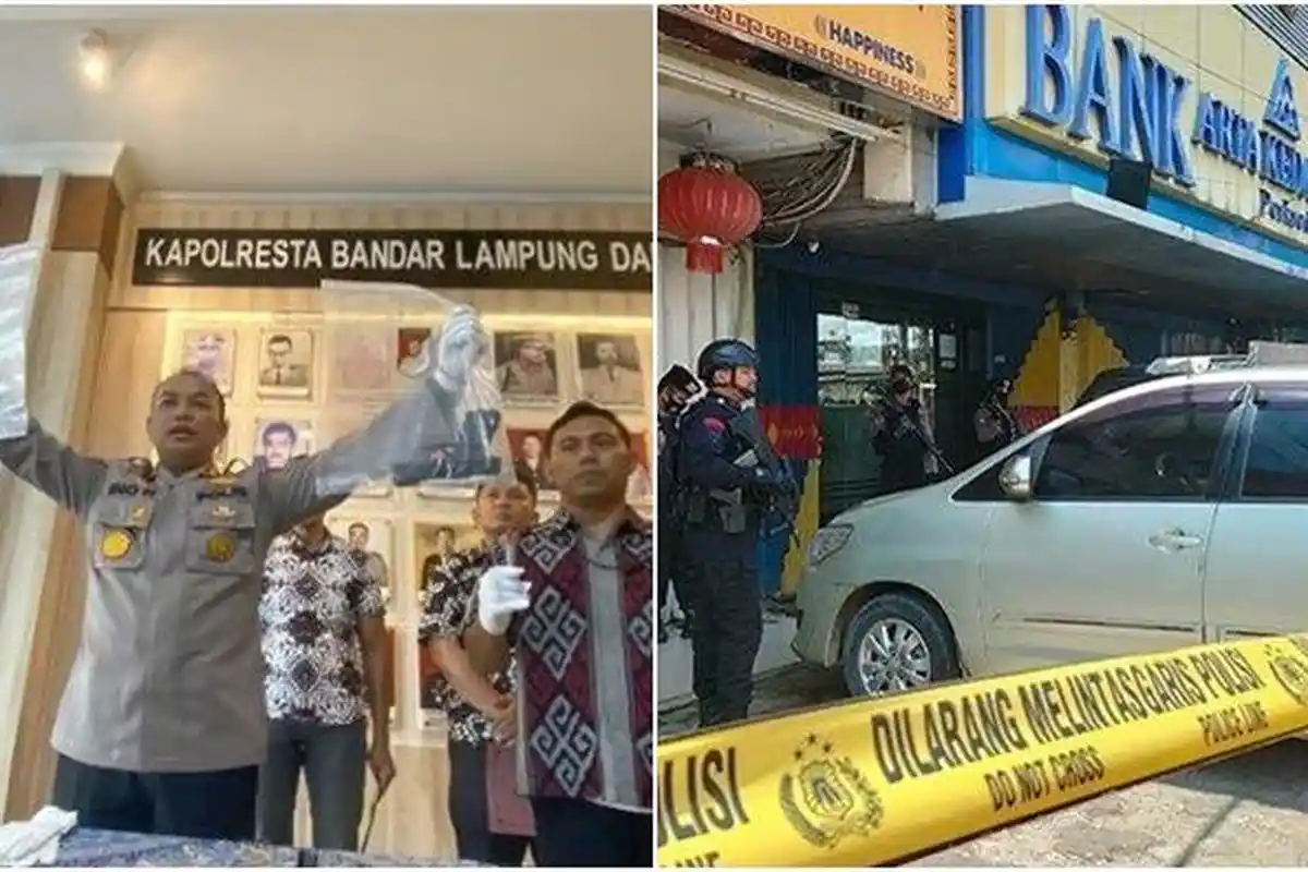 Terungkap, Perampok Bank di Lampung Ternyata Pecandu Narkoba, Curi Uang Buat Beli Barang Haram