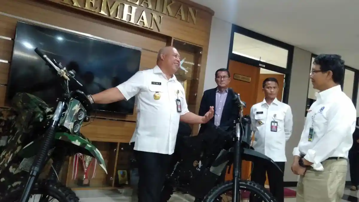 Motor Listrik Militer E-Tactical Sergap Raih Sertifikasi dari Puslaik Kemhan, Siap Diproduksi Massal