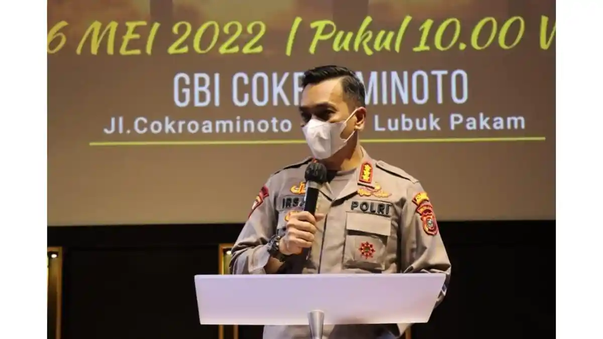 Kapolresta Deliserdang Hadiri Perayaaan Paskah, Kombes Irsan Sinuhaji Berikan Pesan Ini