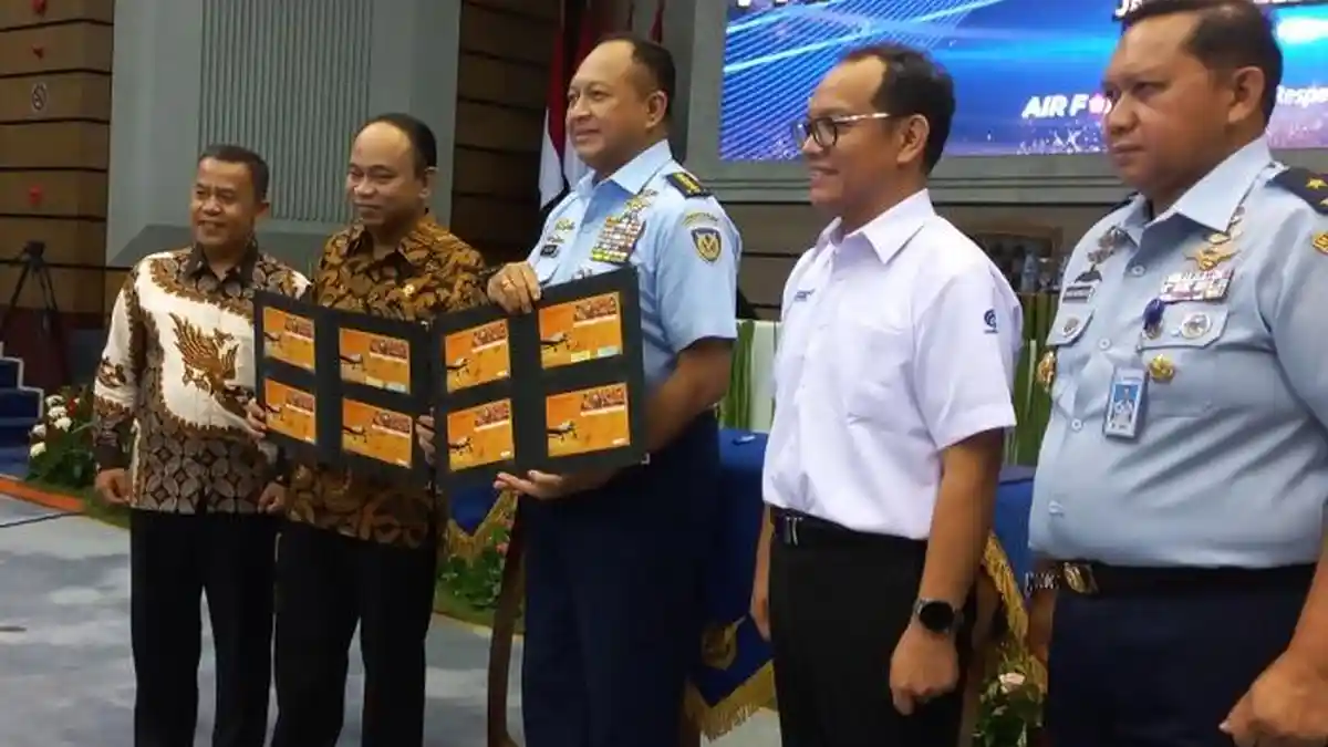 Prangko Seri 4 Pahlawan Nasional TNI Angkatan Udara Resmi Diluncurkan