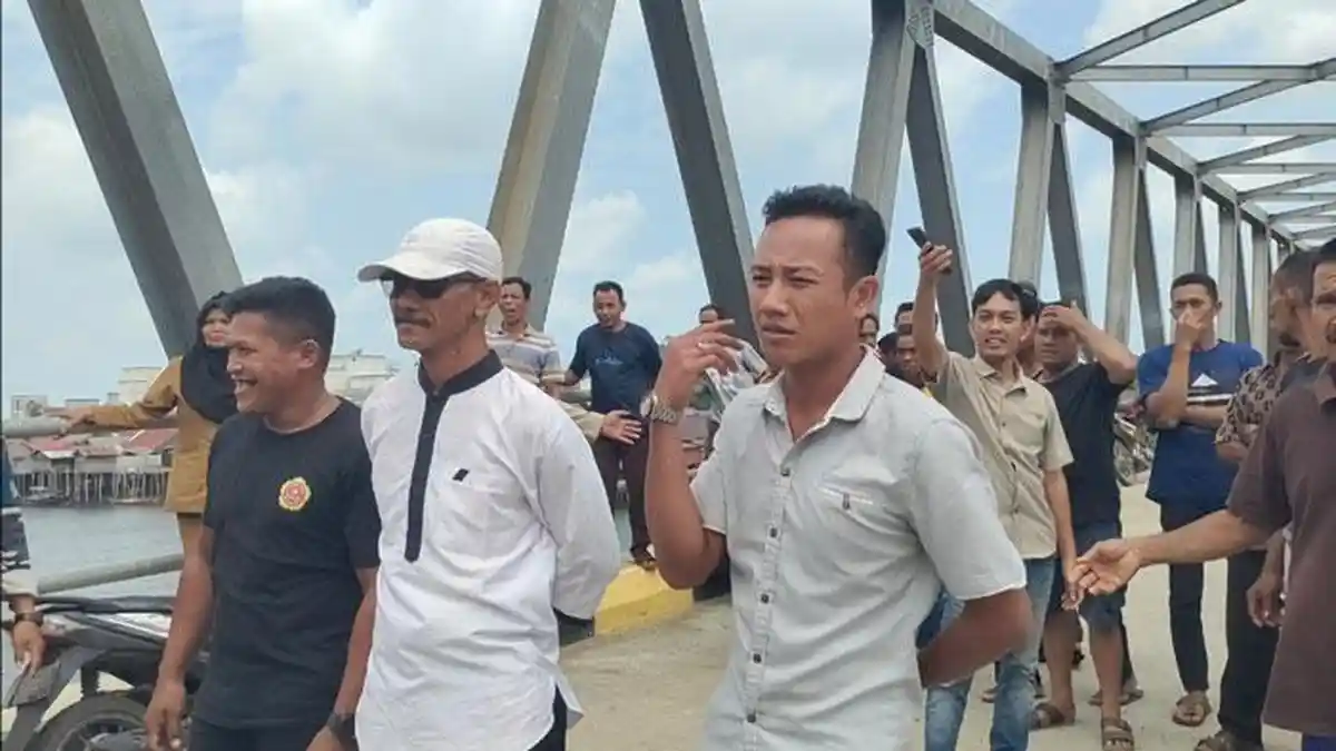 LSM di Lingga Gelar Aksi di Desa Marok Tua Soal Lahan, Begini Respons Warga