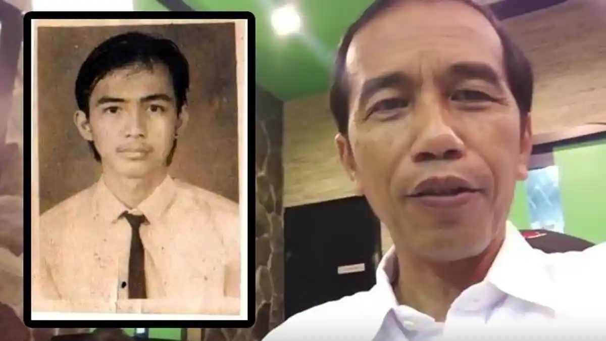 Beredar Foto Presiden Jokowi Saat Masih Muda, Netizen: Ganteng Kayak Korea-korea Gitu