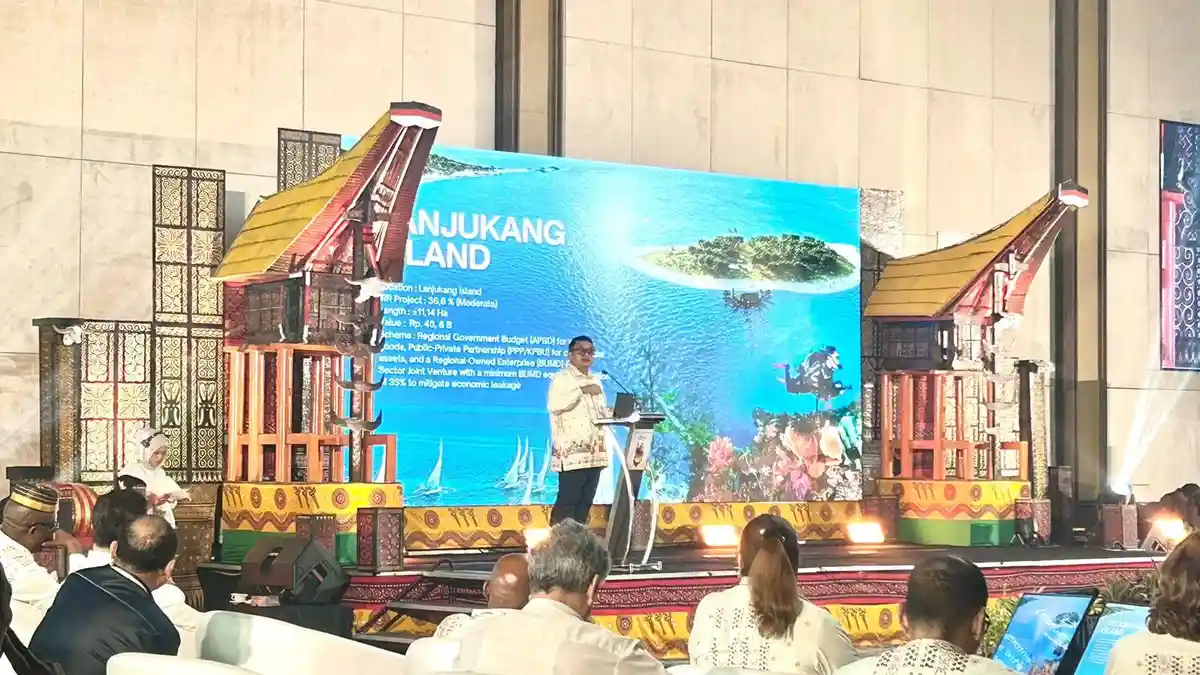Munafri Pamer Keindahan Pulau Lanjukang Makassar di Hadapan Diplomat Dunia - Tribun-timur.com