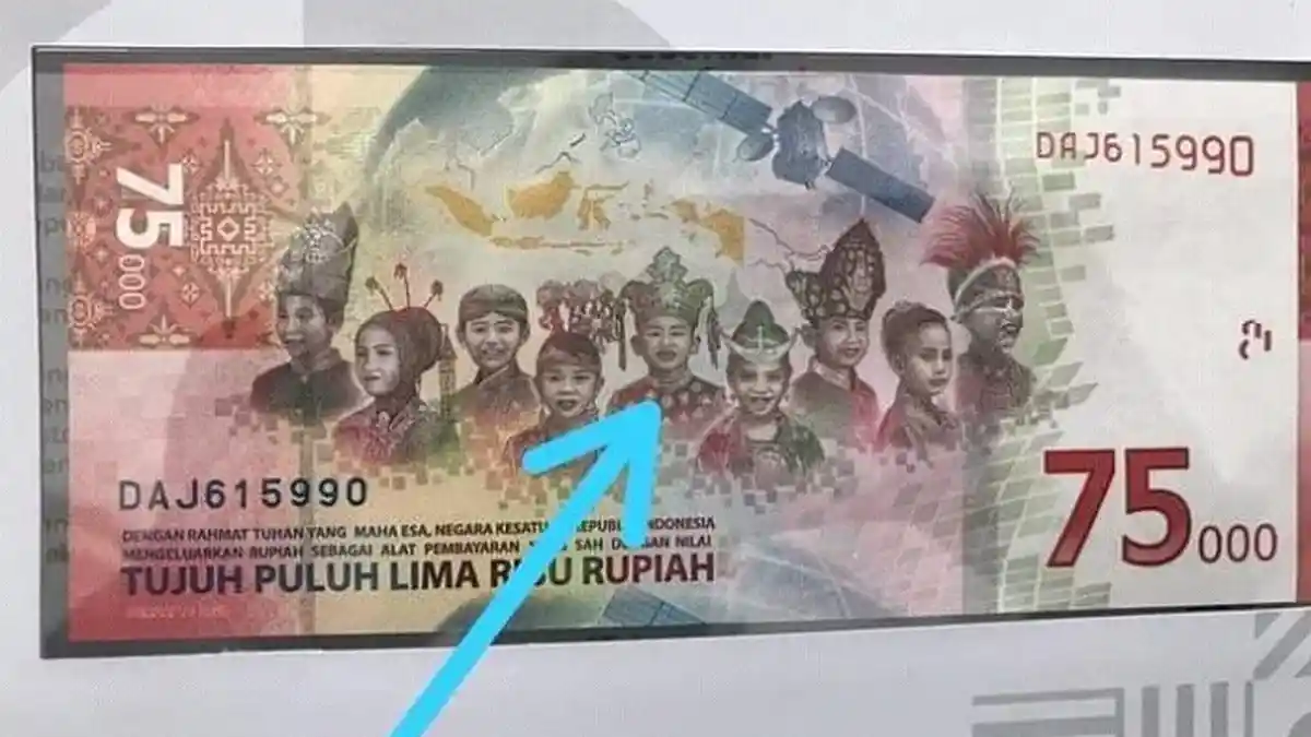 Netizen Tuding Ada Busana Cina di Uang Pecahan Rp 75.000, Padahal Itu Baju Adat Suku Tidung