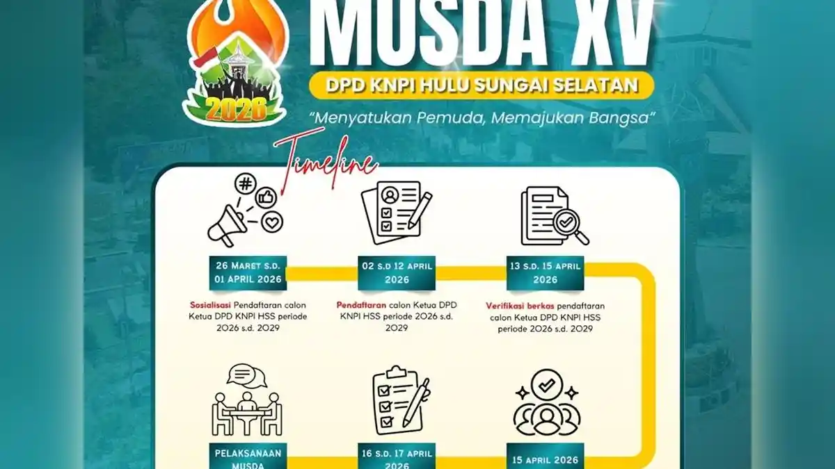 Jelang Musda Ke-XV DPD KNPI HSS, Timeline Resmi Diumumkan