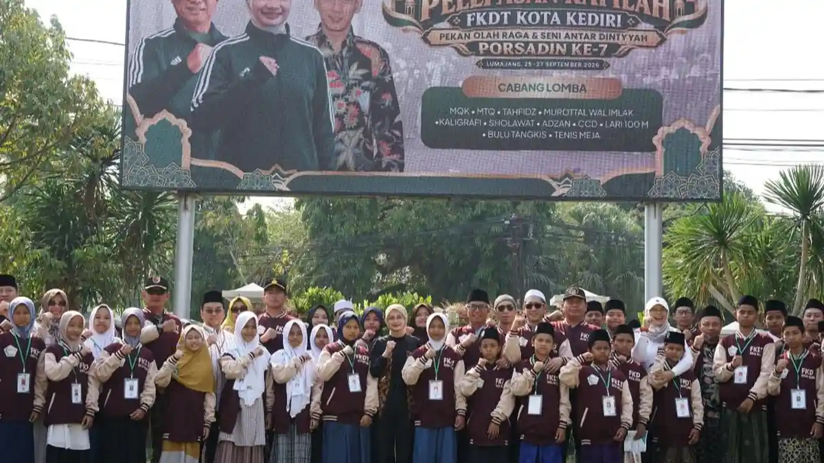 Bawa 11 Cabang Lomba, 26 Peserta Kota Kediri Berlaga di Porsadin Jawa Timur