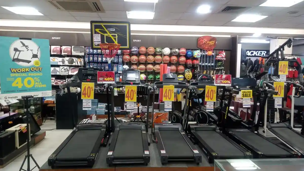 Nikmati Diskon 40 Persen untuk Alat Fitness dan Musik di Gramedia Gajah Mada Medan