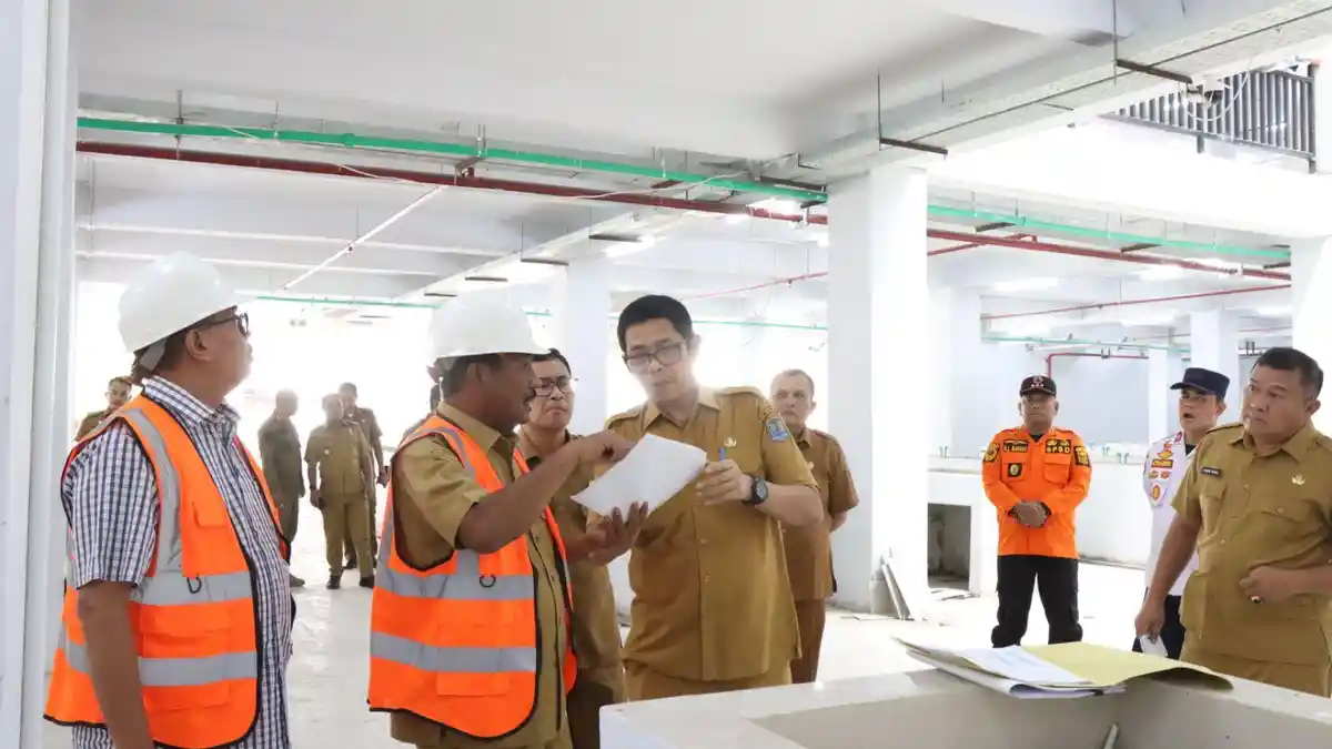 Pembangunan Pasar Tavip Binjai Sudah 98 Persen, Diprediksi Januari 2025 Ini Rampung